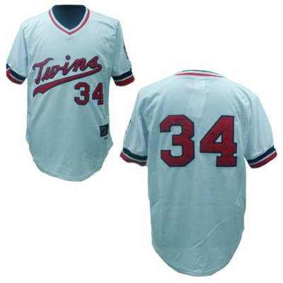 Best Quality Minnesota Twins 34 Kirby Puckett White Cooperstown Throwback MLB Jersey